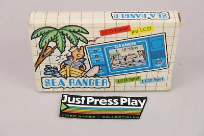 Винтажные 1980-е Sea Ranger Портативные Электронные Мини Аркадные Игровые Часы с ЖК-дисплеем Как новые в коробке Редкие - Изображение 1 из 4