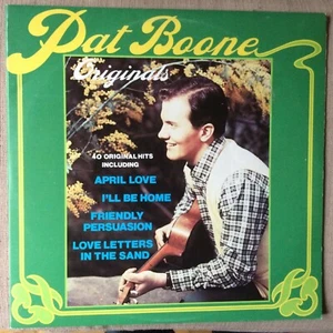 PAT BOONE - ORIGINALS - 40 ORIGINAL HITS EX/ MINT 2 VINYL LP - 1st pressing - Picture 1 of 10