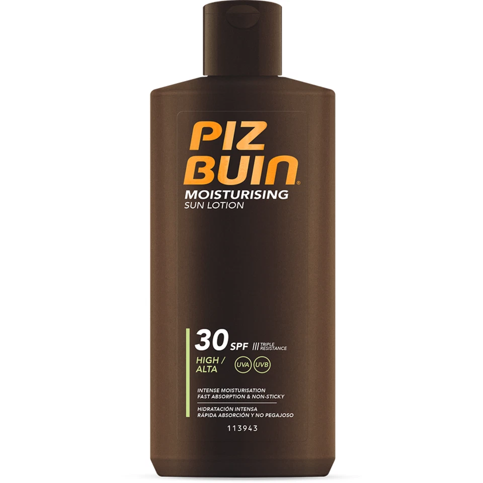 Loción solar hidratante PIZ BUIN FPS 30, tamaño 200 ml. Foto 1 de 1