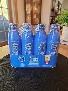 (Lot of 4)  Sport Performance SPF 50 Sunscreen Spray 5.5 oz ea Kroger  - Picture 1 of 8
