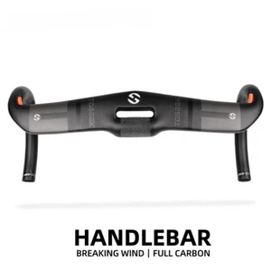 400-440mm Road Bike Full Carbon Handlebar 40/42/44 Cm Internal Rout Drop Bar - Picture 1 of 18