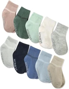 Honest Baby BLUE SUNRISE Unisex Multipack Cozy Socks, US 12 Months - Picture 1 of 4