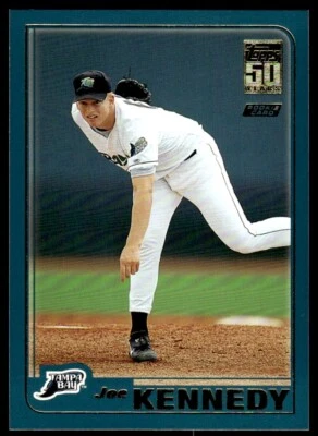 2001 Topps Traded & Rookies Joe Kennedy RC Tampa Bay Devil Rays #T253 - Image 1 of 2