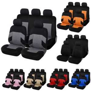 5-Seater Universal Anti Dirt Car Seat Cover, All Inclusive Fabric Seat Cover - Picture 1 of 22