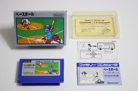 Baseball Famicom NES (Nintendo, 1983) in Box with Manual from Japan / Good!