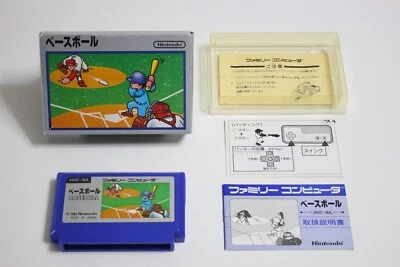Baseball Famicom NES (Nintendo, 1983) in Box with Manual from Japan / Good! - Image 1 of 4