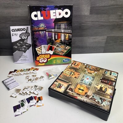 Hasbro Cluedo Grab And Go Game Travel Edition For 3 - 6 Players Ages 8+ - Image 1 of 4