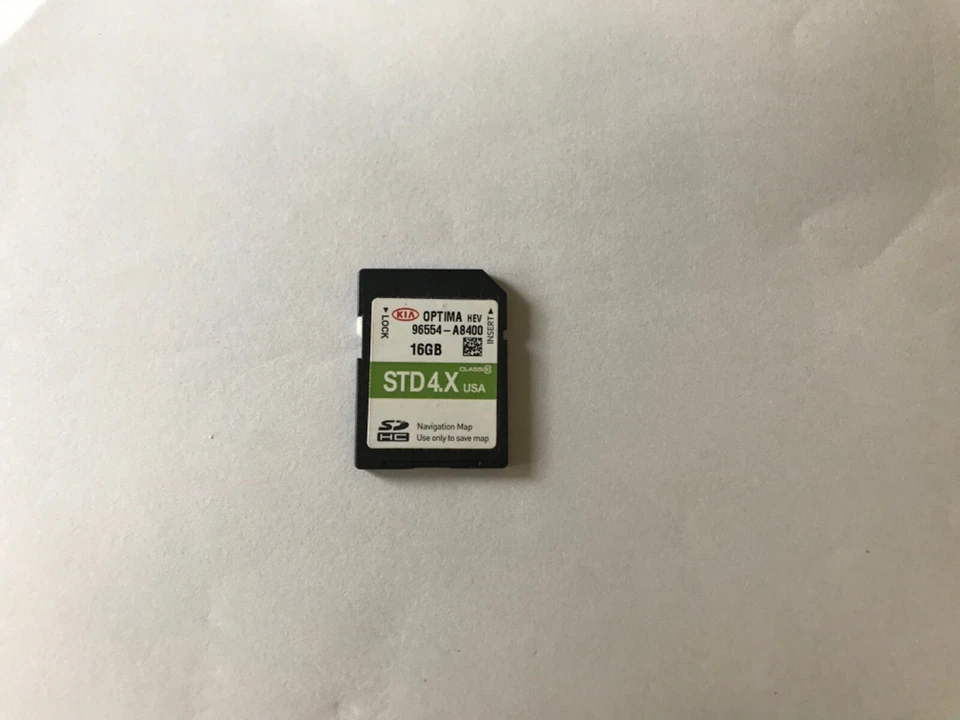 OEM 16-18 Optima HEV SD Navigation Memory Card 96554-A8400 A84OO GPS Map Data - Image 1 of 1