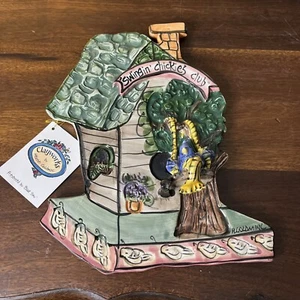 BLUE SKY CLAYWORKS HEATHER GOLDMINC "SWINGIN CHICKIES CLUB"- NWT - Picture 1 of 5
