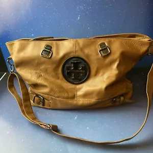 Tory Burch~Large Pebbled Leather Tote Bag~Shoulder Purse Bag~Pre-Owned - Picture 1 of 19