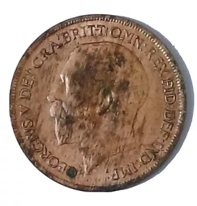 HIGH GRADE 1920 GEORGE V PENNY SOME LUSTRE P260 - Picture 1 of 3