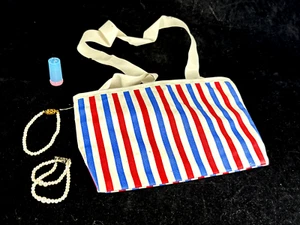 Vintage Tammy Lot of Accessories - 2 Pearl Necklaces, Dolly's Lipstick & Case - Picture 1 of 9