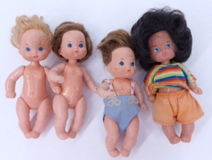 Heart Family Toddler Bundle Lot Barbie Mattel Vintage 1980s 4 Baby Doll - Picture 1 of 11