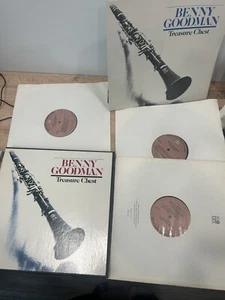 Vintage Benny Goodman Treasure Chest Vinyl Record Set Book-Of-The-Month Records - Picture 1 of 11