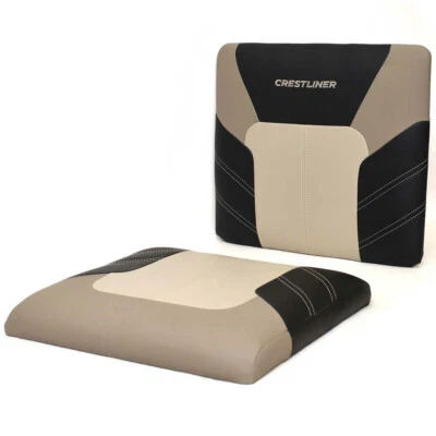 Cojines de asiento de salto de barco Crestliner 2279890 | Negro Taupe Beige Foto 1 de 4