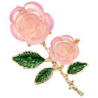 Metal Flower Brooch Pin For Women Clothing Accessory Jewelry-Io