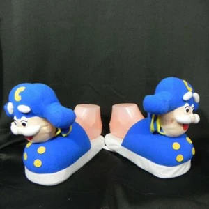 Vtg 1999 Quaker Oats CAPTAIN CRUNCH scuffs SLIPPERS Terry Fleece kids sized L? - Picture 1 of 12