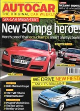 Autocar 27th August 2008, Phantom, Fiesta, Honda Jazz, ML63 AMG, Melling Wildcat