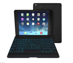 Zagg Zaggkeys Folio+Bluetooth Keyboard Ultra Thin iPad Mini Case Adjustable - Picture 1 of 1