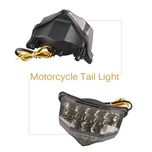 LED Brake Tail Light Integrated Turn Signals Lamp For Yamaha FZ6 Fazer 2004-2008 - Picture 1 of 5