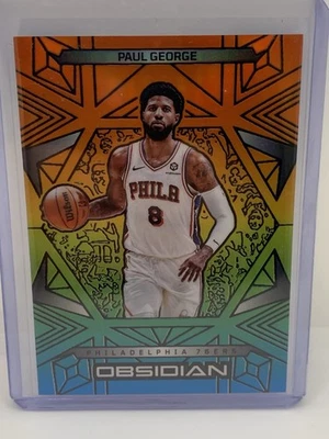 2024–25 Panini Obsidian No118 ПОЛ ДЖОРДЖ Hot Springs Parallel SSP /15 76ers - Изображение 1 из 2