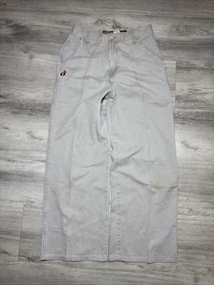 Rare Vintage 90s Jnco Chino Khakis Pants womens Wide Leg Superstar girlie Sz20 - Image 1 of 4
