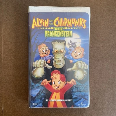 Alvin and the Chipmunks Meet Frankenstein VHS 1999 Screener Tape New Sealed - Image 1 of 4