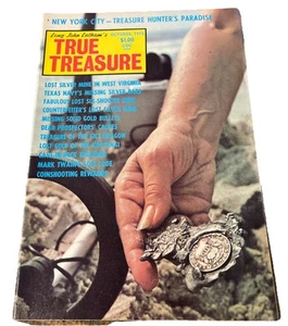 Long John Latham's True Treasure Magazine 1975 October Lost Silver Mine - Picture 1 of 5