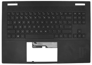 Oryginalna klawiatura brytyjska z pokrywą palmrest HP OMEN 16-XD 16-WD 16-WF 16-U 16-XF RGB - Zdjęcie 1 z 2