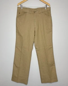 Jeans vintage anni 70 Levis Orange Tab Action Slacks uomo 34x30 marrone gamba dritta - Foto 1 di 10