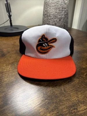 Vtg Baltimore Orioles UII Trucker Snapback Hat Cap - Image 1 of 4