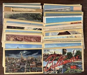 Lot of 95 Baltimore, Maryland MD Postcards ~ UDB, DB, WB ~ Posted & Unposted - Picture 1 of 17