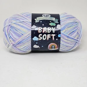 Lion Brand Yarn 920 218 Baby Soft Yarn - Pastel Print YBaby - Picture 1 of 5