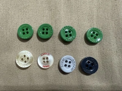 Lot of 8 Armani Jeans Replacement Buttons for Shirt - Image 1 of 4