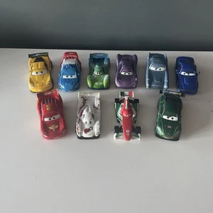 Disney Cars Diecast - Cars 2 Bundle X10 Cars - 1:55 Scale - Made By Mattel - Picture 1 of 14