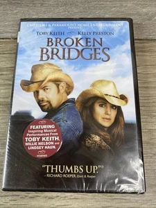 NIB - Broken Bridges (DVD, 2006, Widescreen) staring Toby Keith & Kelly Preston - Imagen 1 de 7