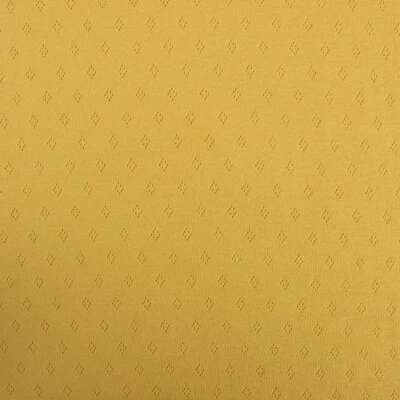 Feinstrick Jersey Baumwolle Pointoille Lochmuster einfarbig senfgelb 1,4m Breite - Bild 1 von 4