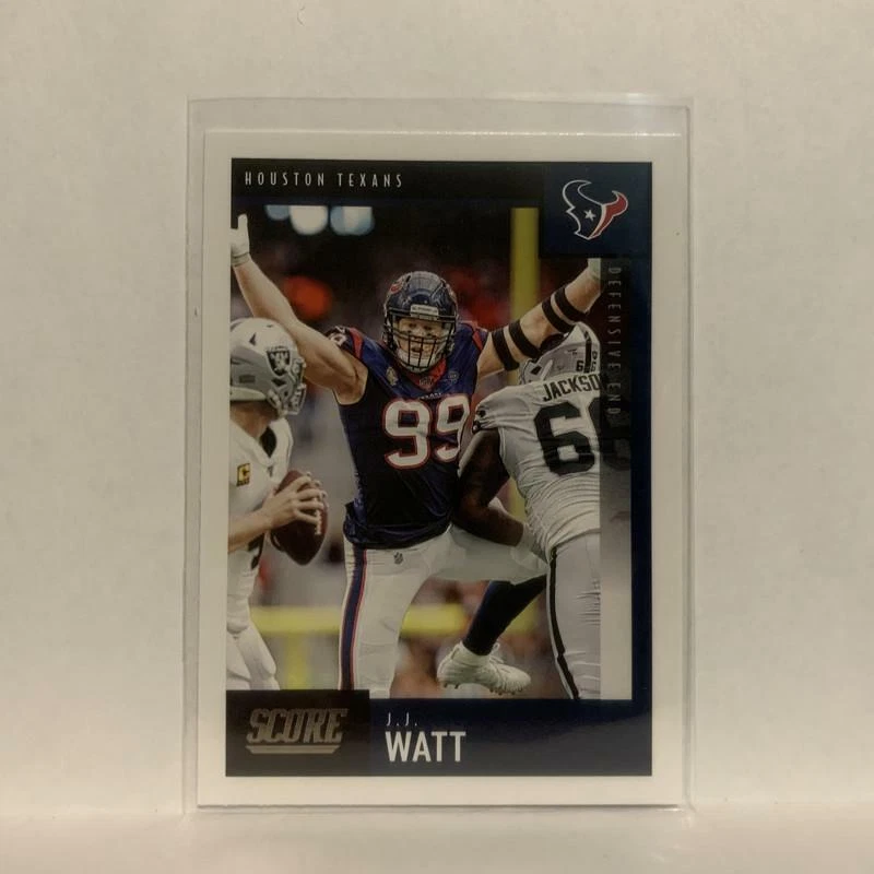 #89 J.J. Watt Houston Texans 2020 Score Football Card LC - Image 1 of 2