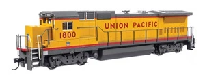 Walthers Mainline HO GE Dash 8-40B Union Pacific #1800 Yellow Locomotive DC - Picture 1 of 4