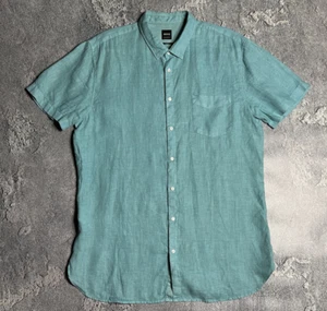 Hugo Boss linen men's shirt XL - Picture 1 of 7