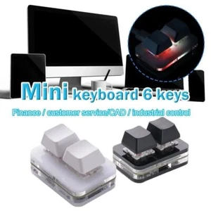 Acrylic Custom Mini 2 Key Keypad Keypad 2 Keys Mini Keypad Office - Picture 1 of 17