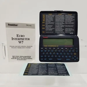 Franklin: Euro Interpreter W7 - Pocket Translator TRE-400 - Picture 1 of 8