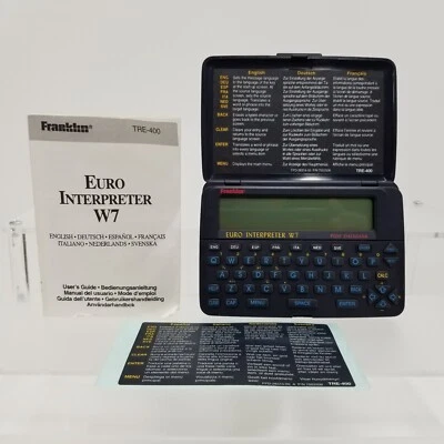 Franklin: Euro Interpreter W7 - Pocket Translator TRE-400 - Image 1 of 4