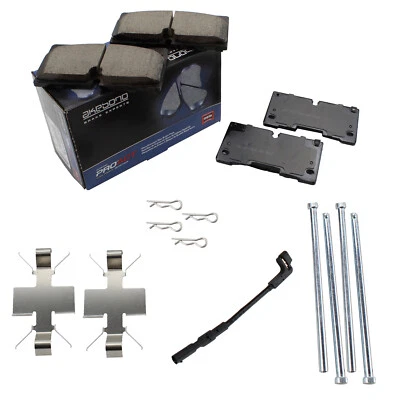 Pastillas de freno delanteras de cerámica con sensores Akebono ProACT para Cadillac Chevrolet GMC Foto 1 de 4