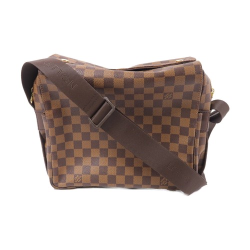LOUIS VUITTON（LV） Borsa messenger a tracolla Louis Vuitton LV GHW Naviglio N45255 marrone damier