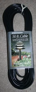 Brinkmann 50 ft foot cable low voltage garden light outdoor 12v 12 volt  new - Picture 1 of 4