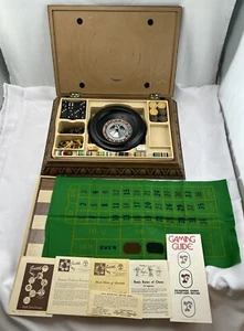 Vintage Casino Games Pacific Game Company Roulette, Backgammon, Chess, Checkers - Picture 1 of 15