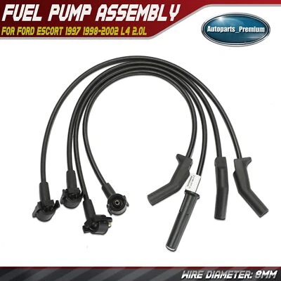 Juegos de 4 cables de bujías para Ford Escort 1997 1998 1999 2000-2002 L4 2,0 L SOHC Foto 1 de 4