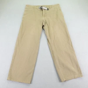 Gramicci Pants Mens Medium Khaki Belted Climbing Trail Hiking Vintage G Series ^ - Picture 1 of 22