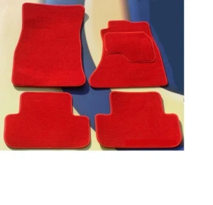 FORD FIESTA 2009 - 2011 & ST CAR MATS RED QUALITY CARPET 2 x CLIPS - Picture 1 of 2